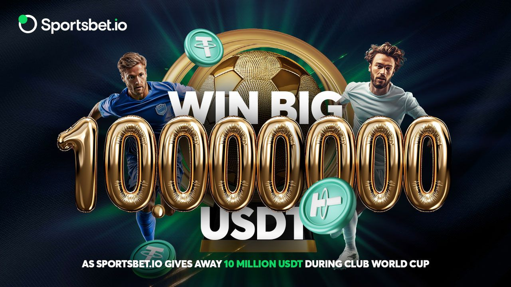 Win Big as Sportsbet.io Gives Away 10 Million USDT Club World Cup post image
