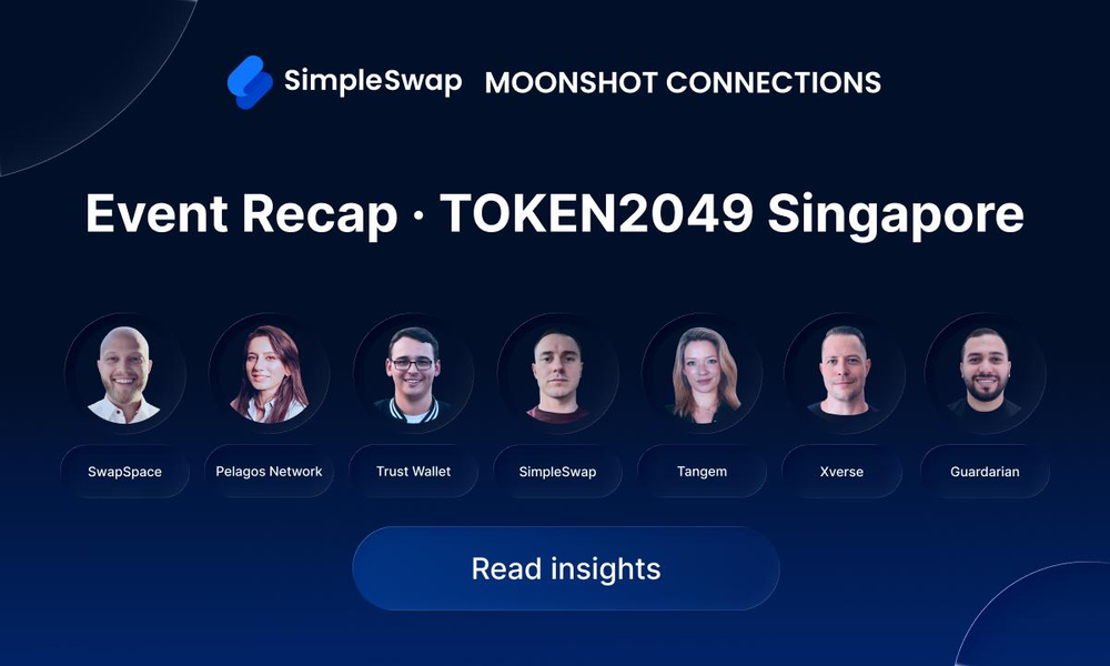 Insights from SimpleSwap’s Debut Event at TOKEN2049 Singapore post image