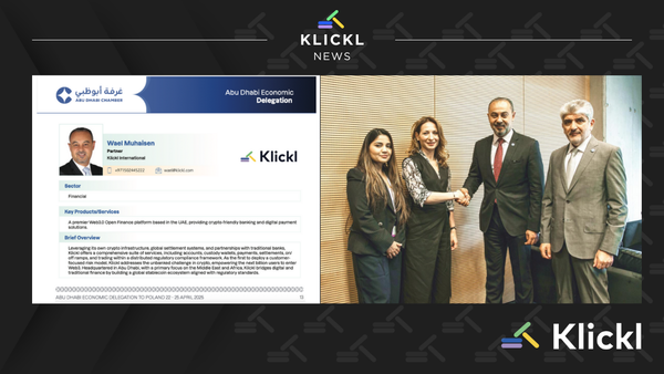 Klickl Leads Middle East’s Web3 Charge on the Global Stage at European Economic Congress 2025