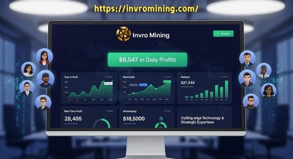 Invro Mining: A Platform That Leverages Cutting-edge Technology And Strategic Expertise To Lead Users To $8,547 In Daily Profits