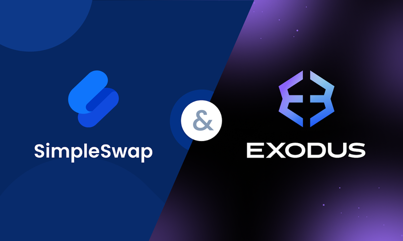 SimpleSwap Joins Forces with Exodus Wallet to Deliver Seamless In-App Crypto Swaps post image